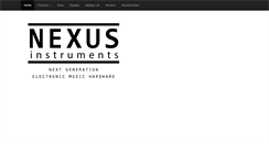 Desktop Screenshot of nexusinstruments.net